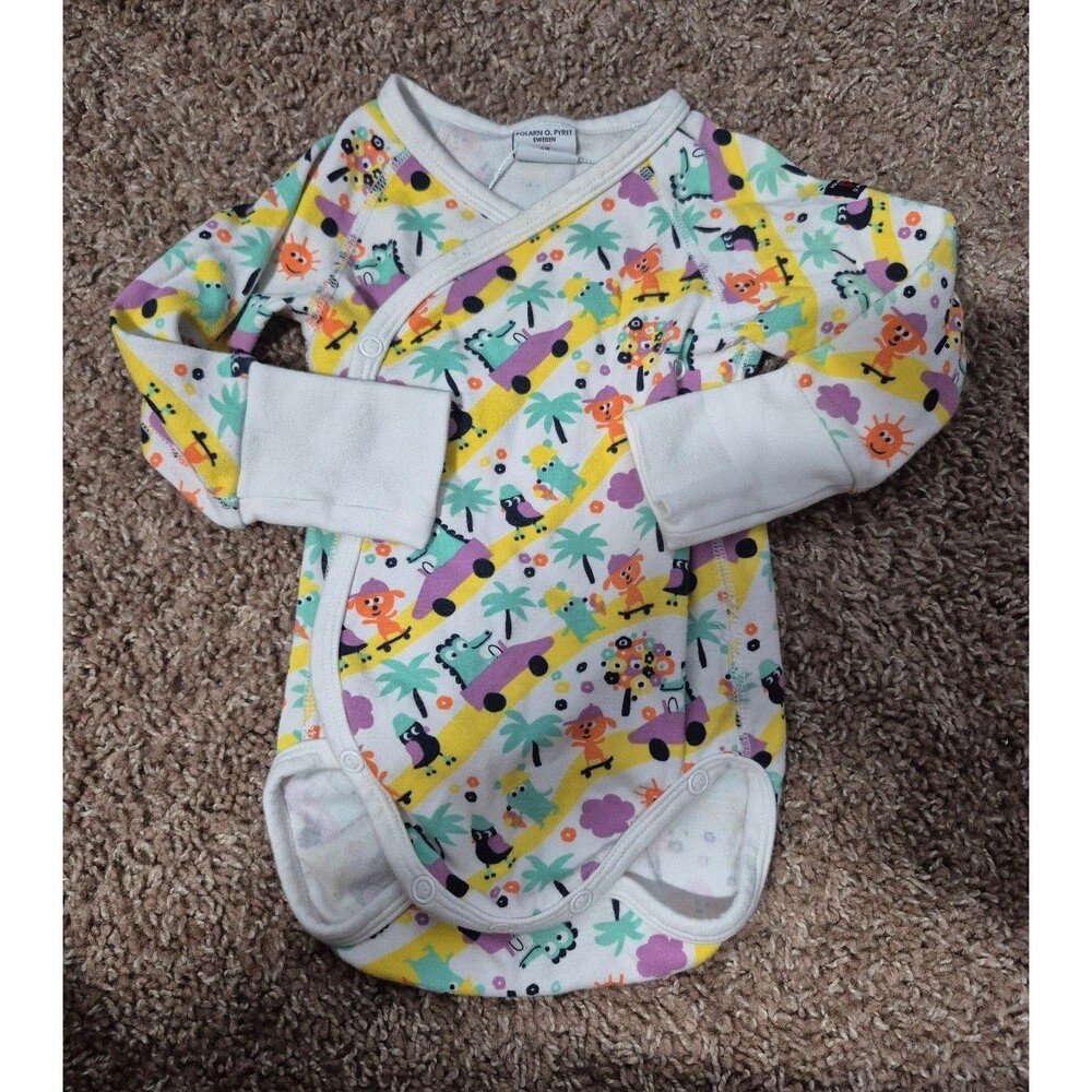 Polarn O. pyret kimono bodysuit size 4-6 months